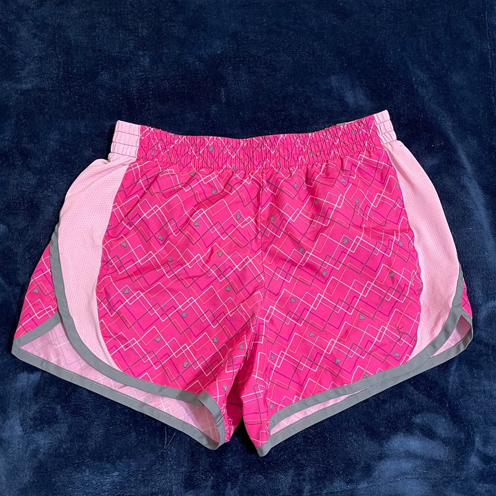 Pink athletic shorts